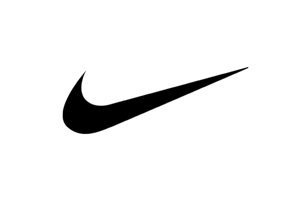 Black Nike swoosh logo on a white background, reminiscent of sleek efficiency and cutting-edge design, similar to how Managed IT Services in Contra Costa County streamline business technology.